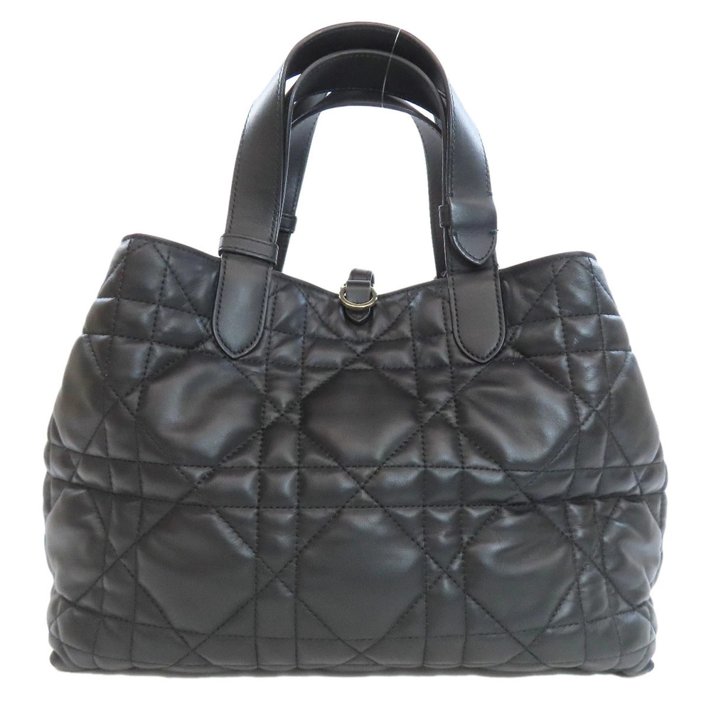 Dior  Christian Tote Bag Toujours Calfskin Black